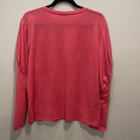 Zara‎ coral long sleeve top - Picture 6 of 8